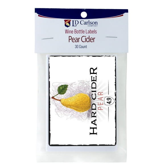 Pear Cider Wine Bottle Labels 30/Pack Mist Collection