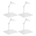 thumbnail image 6 of Transparent Plastic Doll Stands for Action Figures Strong and Sturdy with Stable Base 4pcs, 6 of 8