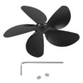thumbnail image 2 of Fireplace Fan Blade Wood Stove Fan High Efficiency With Mounting Parts For Household Use ANGGREK Hardware, 2 of 8