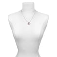 thumbnail image 3 of Delight Jewelry Silvertone Hot Pink Running Shoe Best Mom Ever Charm Necklace, 3 of 4