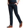 thumbnail image 1 of Pantalones Ajustados para Hombre, Ajuste Slim, Tapered, Elásticos, Casual, Azul, 1 of 5