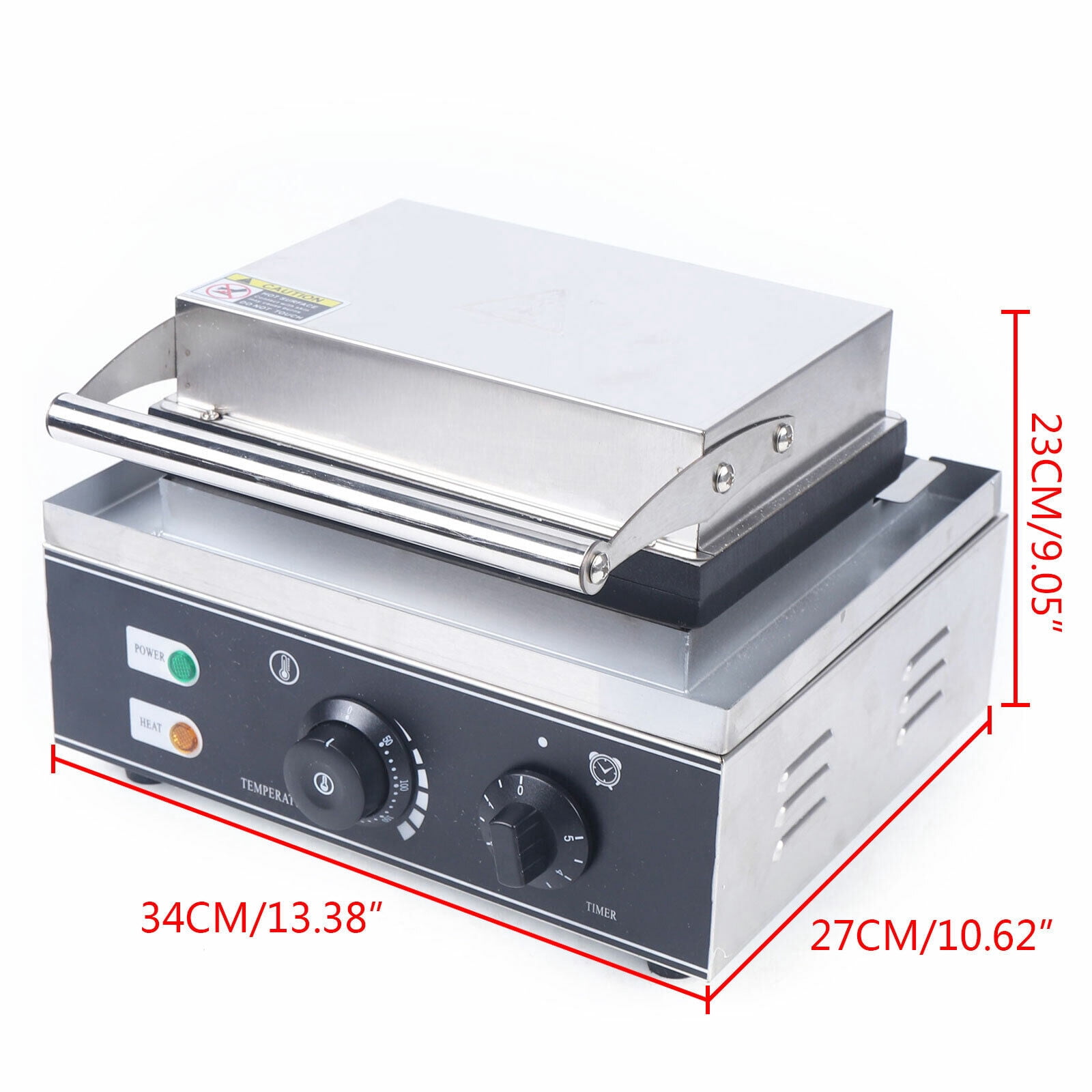 DENEST Commercial Electric Waffle Donut Maker Machine Nonstick 5-Donut Plum Flower1500W