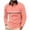 Pink, variant on Asxite Men Plus Size Fall Winter Tops Collared Long Sleeve Solid Breathable Loose Sport Shirts