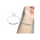 thumbnail image 1 of Pulsera Xtellar De Plata Con Doble Corazón Simple Mujer Plateado, 1 of 4