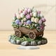 thumbnail image 1 of Tablero decorativo de decoración de carrito de flores 2D con Base, regalo de cumpleaños, coleccionables, de arte acrílicas para estante de, 1 of 8