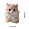 thumbnail image 2 of Juguete antiestrés con forma de gato | Pelota antiestrés DIY para adultos y niños | Juguete suave y kawaii con forma de gato | Juguete para apretar de 20 cm para el hogar, la oficina y los viajes, 2 of 7