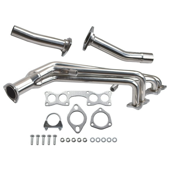 Panlongic Exhaust Header For 1990-1995 Nissan D21 Hardbody Pickup Truck 2.4L 4WD 4X4