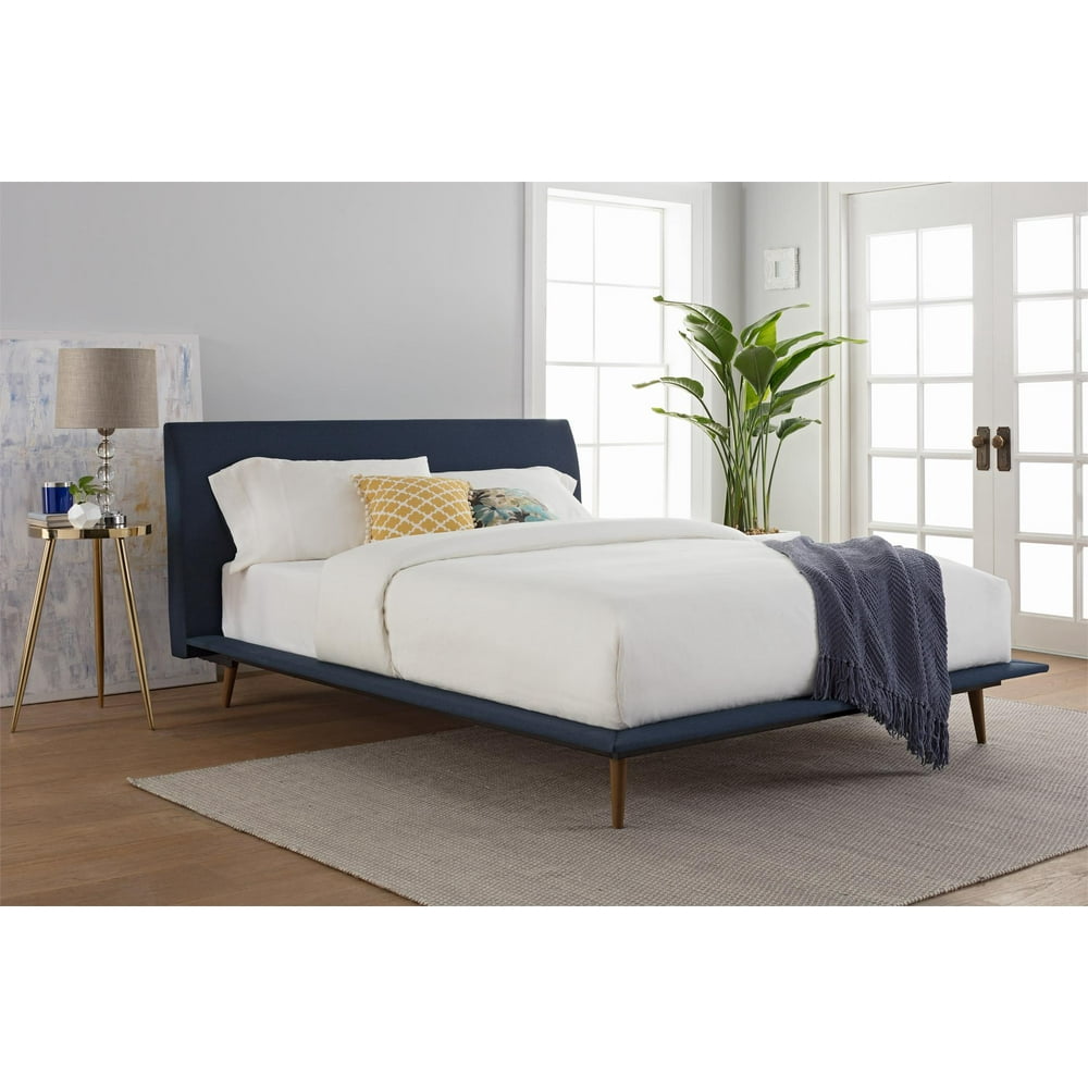 Better Homes and Gardens Flynn Mid Century Bed, Queen, Multiple Colors