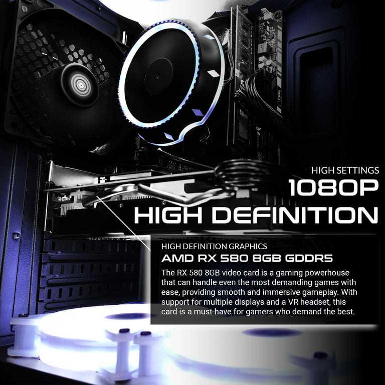 Saav T103 Gaming PC Desktop Tower i5 3570 3.4GHz 512GB 16GB
