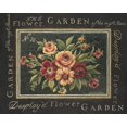 thumbnail image 2 of Poloson, Kimberly 31x26 Black Ornate Wood Framed with Double Matting Museum Art Print Titled - Flower Garden No. 35, 2 of 4