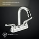 thumbnail image 2 of Llave Mezcladora Lavabo Baño Grifería Cromado Cuello Curvo, 2 of 6