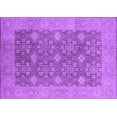 thumbnail image 1 of Ahgly Company Indoor Rectangle Oriental Purple Industrial Area Rugs, 2' x 3', 1 of 4