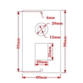 thumbnail image 4 of Scienceny 12V 24V 36V 48V 6A PWM Controlador de velocidad del motor de CC Interruptor reversible Controlador de velocidad del motor Motor de CC Herramientas manuales, 4 of 6