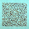 thumbnail image 1 of Ahgly Company Indoor Square Solid Light Blue Modern Area Rugs, 4' Square, 1 of 4
