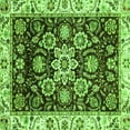 thumbnail image 1 of Ahgly Company Indoor Square Abstract Green Modern Area Rugs, 3' Square, 1 of 4