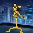 thumbnail image 4 of Figura de acción XIAOLE impresa en 3D, robot articulado móvil de 13 figuras de acción, robot móvil de múltiples articulaciones, juguetes de maniquí impresos en 3D, figuras pintadas a mano para San, 4 of 5