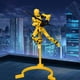 thumbnail image 4 of Figura de Acción Articulada Robot Amarillo Puntoco 13, 4 of 5
