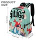 thumbnail image 3 of Las Nuevas Aventuras de Gilligan-theme Backpack, Campus style schoolbag Bookbag with Adjustable Shoulder Straps And Large Zip Compartment, Unisex Travel Bags.42x30x15cm, 3 of 6
