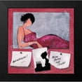thumbnail image 2 of Johanna 20x20 Black Modern Framed Museum Art Print Titled - MeÂ´mo IV, 2 of 5