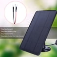 thumbnail image 4 of [Con Cable Carga Puerto Conector 3 Metros] Panel Solar para Timbre Panel Carga Solar Impermeable para Exteriores Con Soporte Ajustable 360° Compatible Con Ring Video Doorbell 4/3/2 (Negro 4W 5V), 4 of 9