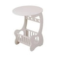 thumbnail image 3 of Mesa de noche de mesa auxiliar Simple Versátil Mesa al final para la mesita de noche del espacio pequeño con almacenamiento para la sala de estar Baño, 3 of 9