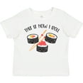 thumbnail image 3 of Inktastic Kawaii How I Roll Sushi Boys or Girls Toddler T-Shirt, 3 of 5