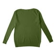 thumbnail image 5 of MESSUEN Lightweight Sweaters for Women Knitted Sweater Long Sleeve Sweaters for Women Shirt Women's Blouses Womens Summer Tops Casual Blouses for Women Green XL, 5 of 5