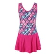 thumbnail image 1 of Kid Girls Swimsuits 1 Piece Cartoon Sleeveless Girls Bathing Suits 5-6 Years, 1 of 4