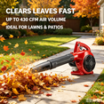 thumbnail image 2 of ORVELDIN 41BR25B2793 B210 25cc 2-Cycle Gas Powered Leaf Blower, Liberty Red, 2 of 9