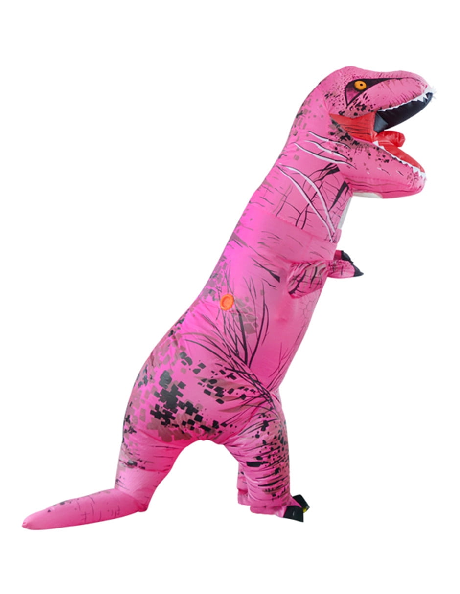 Disfraz Inflable Dinosaurio T-rex Rosa Beckon Halloween Talla Adulto ...