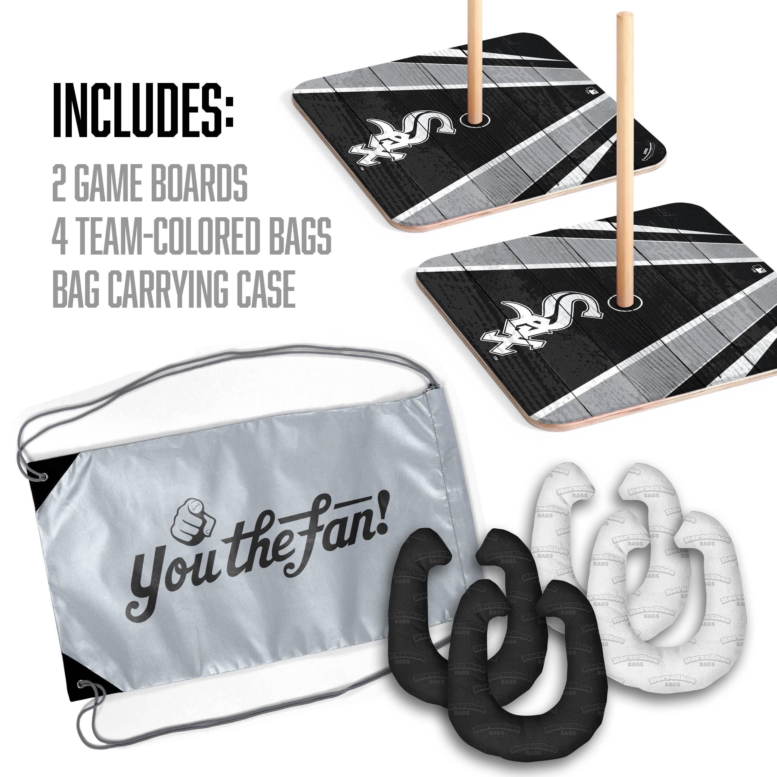YouTheFan MLB Chicago White Sox Horseshoe Bags
