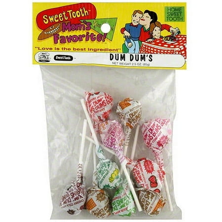 Sweet Tooth Dum Dum Pops, 2.5 oz (Pack of 12)