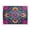 Colorful Delicate Floral, variant on Acrylic Tray Clear Serving Tray Rectangle Decorative Tray with Cut Handle Watercolor Leopard Spots