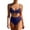 Navy（New）, variant on PFRNLF Womens High Waisted Bikini Sets Two Piece Swimsuit Sexy Bathing Suits