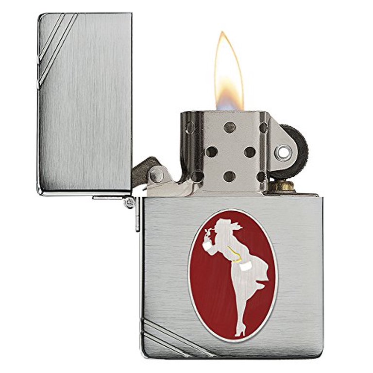 Zippo Emblem 1935 Brushed Chrome Windy - Collectible of the Year