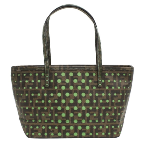 Pre-Owned FENDI tote bag 8BH223 Zucca women's brown