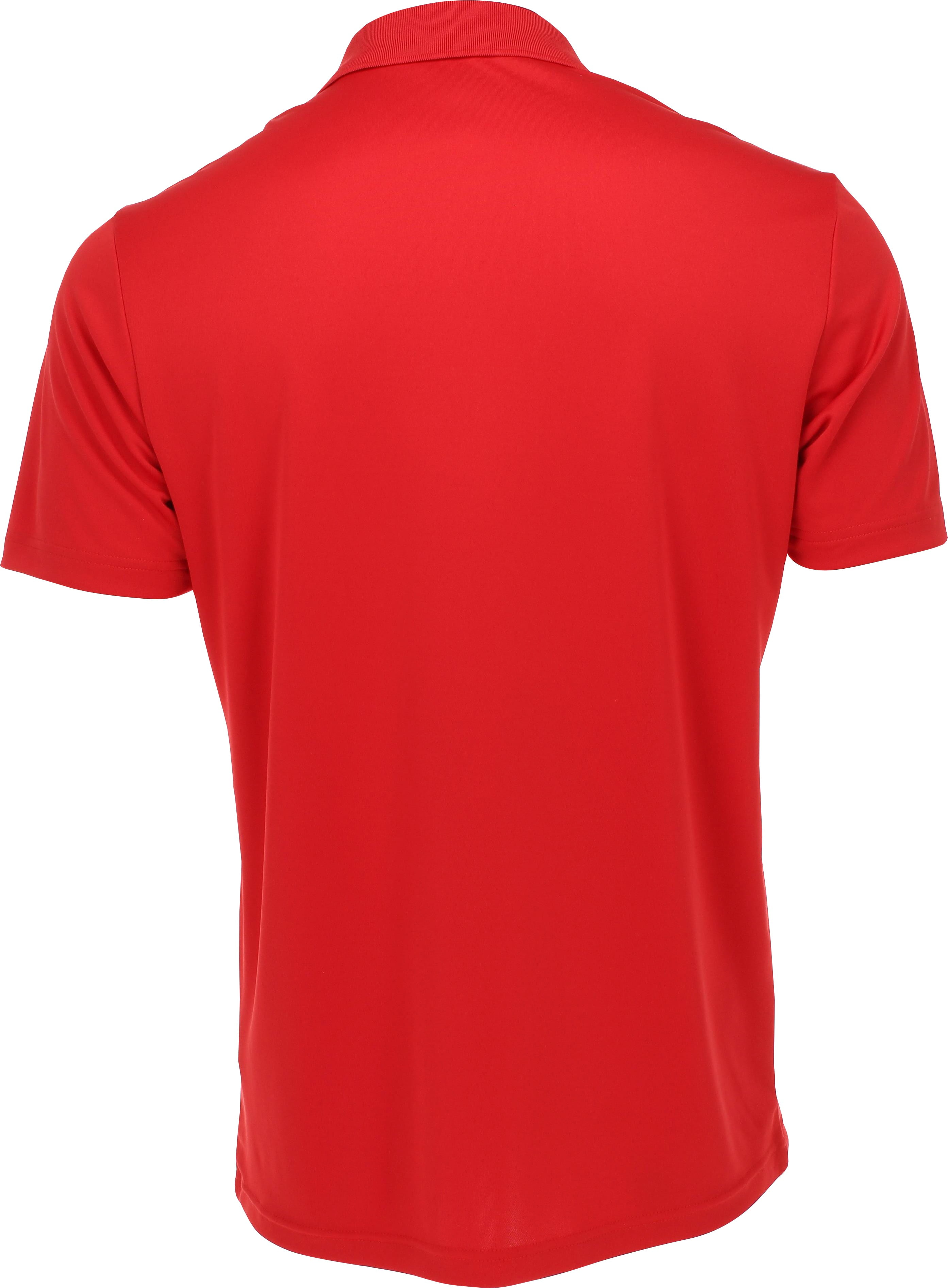 red adidas golf shirt