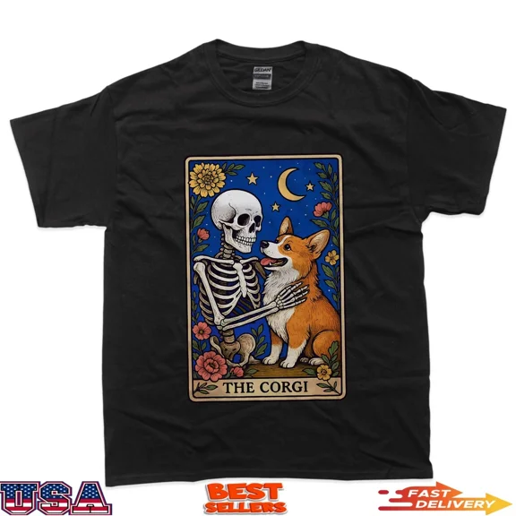 The Corgi Tarot Card T-Shirt