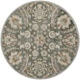 thumbnail image 2 of SAFAVIEH Bella Selna Floral Traditional Wool Area Rug, Grey/Multi, 5' x 5' Round, 2 of 6