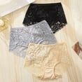 thumbnail image 4 of Gibobby Panty sexy Ajuste Bragas florales sexis encaje para mujer, ropa interior tiro bajo, ropa interior cómoda para mujer, lencería femenina （Amarillo， M), 4 of 5