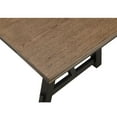 thumbnail image 5 of Moderna 7 Pc Rustic 66"-94" Dining Room Table And Chairs Set In Brown / Charcoal, 5 of 8