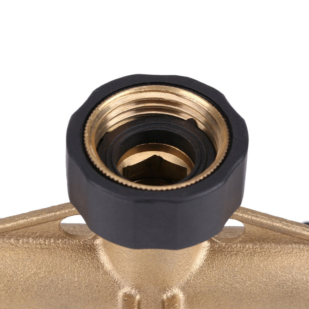 3/4 inch 4 way hose pipe Switcher Solid Brass Garden Tap Connector Splitter nozz