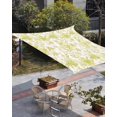 thumbnail image 3 of Sun Shade Sail 8'x10' Watercolor Flower Rectangle Sun Shade Sails Canopy Waterproof Yellow Floral Plant Outdoor Sunshades Sand UV Block Cover Shades Cloth for Patio Backyard Garden Deck Porch Lawn, 3 of 9
