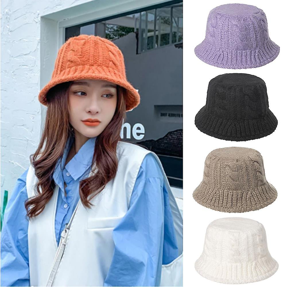 Men Women Bucket Hat Cap Plaid Check Houndstooth Casual Fishing Outdoor  Hiking