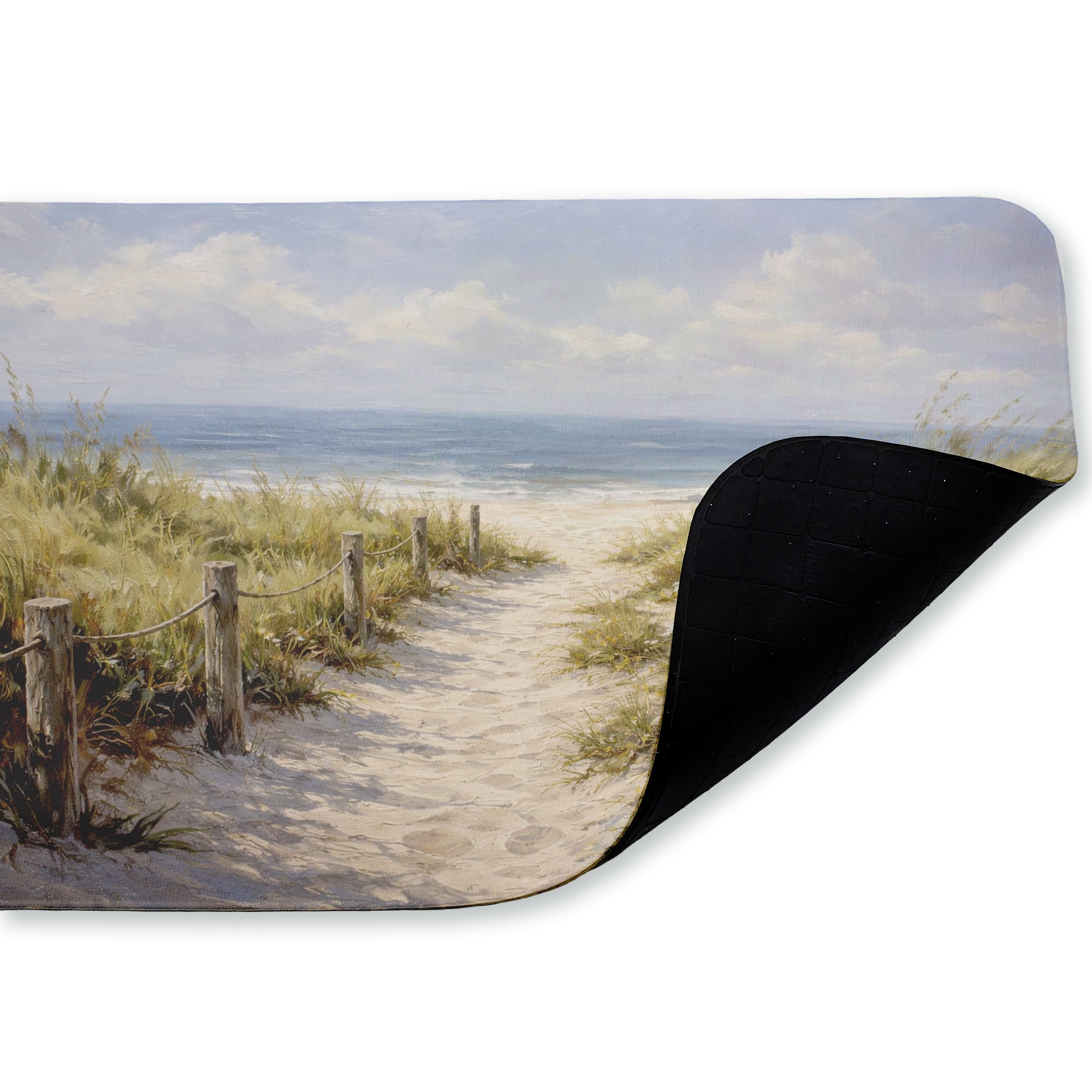 Stupell Industries Sandy Beach Pathway Printed Anti-Fatigue Floor Mat, design by Ziwei Li
