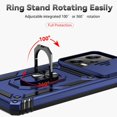 thumbnail image 2 of Estuche GANGXUN para Xiaomi Redmi Note 12 Pro 5G, soporte giratorio 360°, estilo mecánico y magnético, 2 of 5