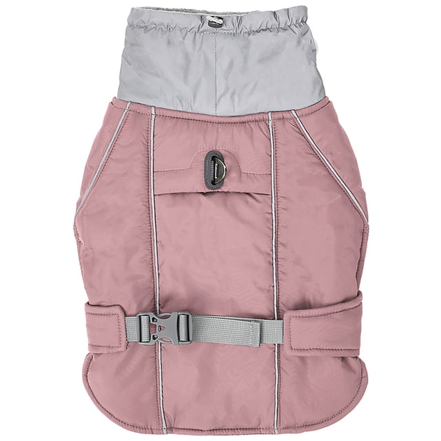 Riwcyla Cold Weather Dog Coat Warm Dog Jacket Reflective Dog Coat Waterproof Windproof Dog Winter Coat Reversible Stormguard Dog Snow Jacket Snowsuit Dog Vest for Small Medium Large Dogs