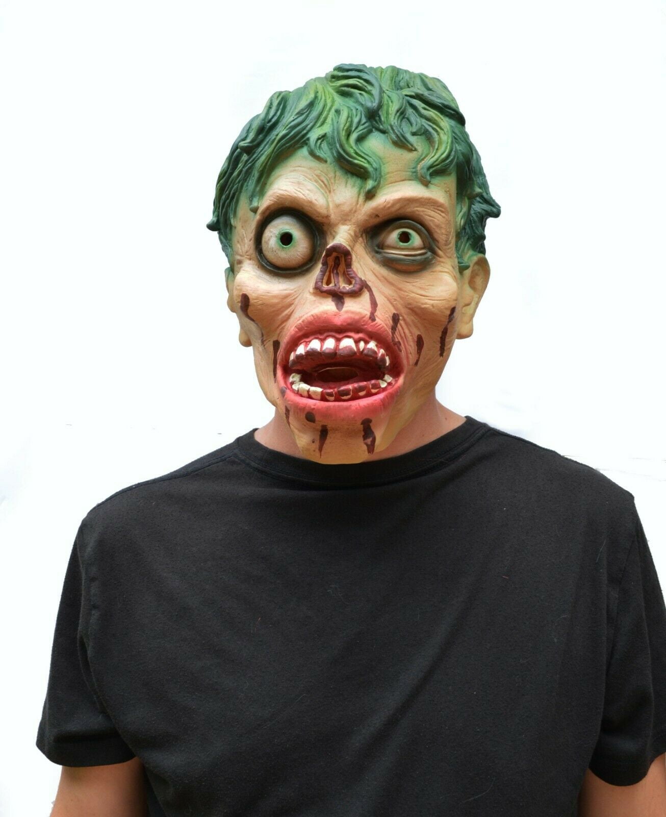 Zombie Walker Mask Latex Day of the Dead Halloween Accessory Horror Masks 
