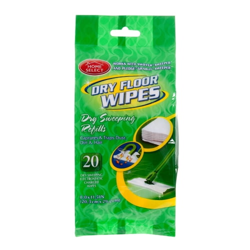 New 310213 Dry Floor Wipes 20Ct Home Select (24Pack) Cleaning Cheap