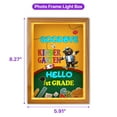 thumbnail image 5 of Back to School Newfoundland Goodbye Kindergarten Hello 1st Grade Acrylic Plaque with Wood Photo Frame Box Newfie Dog Lover Gifts Light Box - 02011, 5 of 5